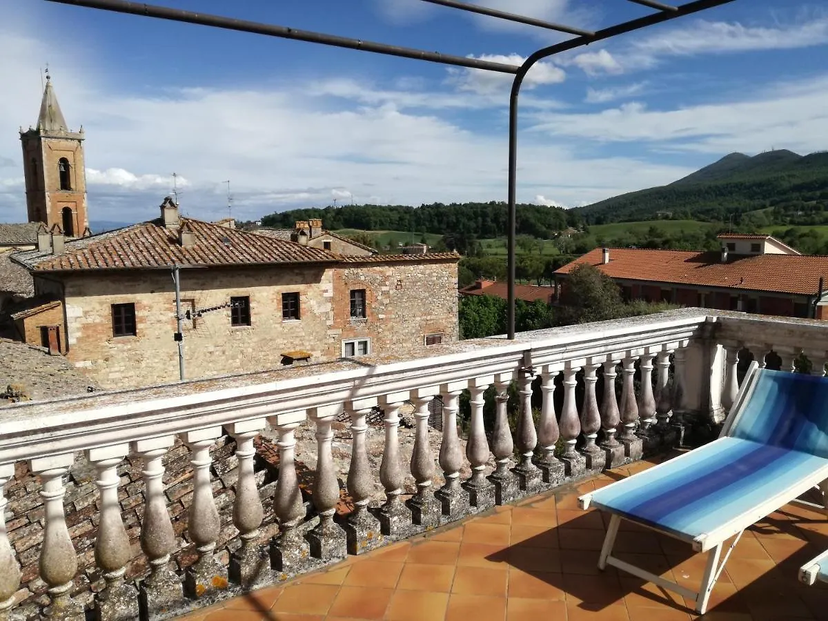 Mansarda Con Solarium Panoramico Su Centro Storico Di Sarteano Vicino Alle Famose Terme Della Val D'Orcia Italien