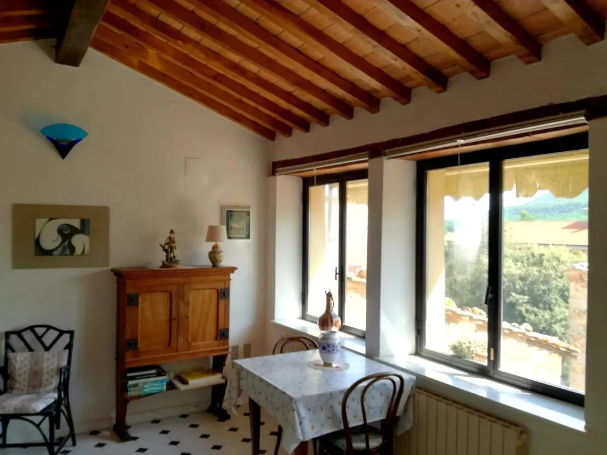Mansarda Panoramica: Solarium with Historic Sarteano Views Apartment